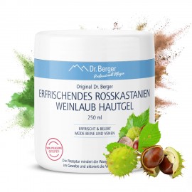Dr. Berger 七葉樹靜脈曲張凝膠膏 250ml｜德國製造、舒緩腿部浮腫與疲勞