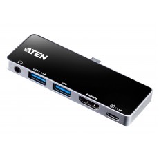ATEN UH3238 USB-C 5合1口袋型快充擴充盒