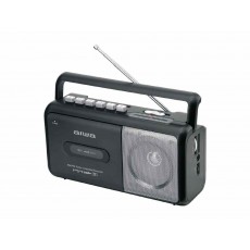 AIWA AW-90BK 藍牙卡式收音機 (卡式錄音、轉錄/藍牙/USB/TF卡及MP3音樂播放 / 收音機)