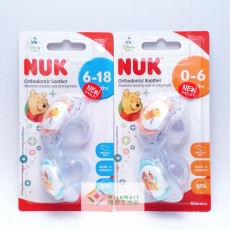 NUK迪士尼安睡型矽膠安撫奶嘴 (小熊維尼) 2個裝