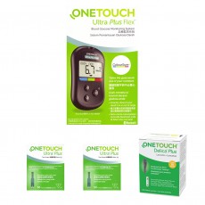 OneTouch Ultra Plus Flex 血糖儀套裝 (血糖儀+100針+100試紙)