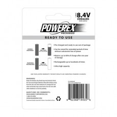 Powerex 8.4V 300mAh 低自放充電池