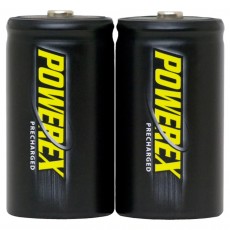 Powerex 預充 D NiMH 10000mAh 低自放充電池 (2枚, 卡裝)