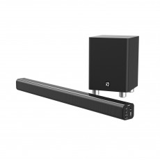 Pure Acoustics Majority K2 2.1環繞聲帶無線低音炮藍牙揚聲器 (黑色)