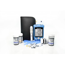 Sinocare AQ UG 血糖機尿酸機2合1測試儀 (國際版本) 主機套裝 (主機連50血糖試紙+25尿酸試紙+50針)