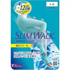 Slimwalk PH854 美腿露趾壓力襪褲 睡眠型 清爽透氣 (緑松石藍色) (S-M)