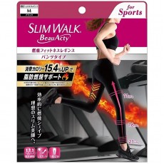 Slimwalk PH862 日本緊身壓力運動襪 (黑色) (M) 燃燒脂肪 吸汗速乾 消臭纖維