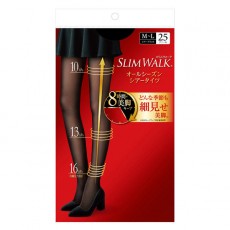 Slimwalk PH764 修長美腿耐勾壓力絲襪褲, 耐勾防刮, 透氣, 提臀 (黑色) (M-L)