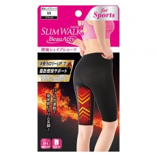 Slimwalk PH767 美腿運動燃脂短褲, 提臀, 吸汗快乾 (黑色) (M)