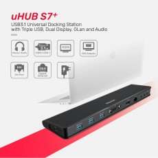 Unitek uHUB S7+ 7合1多功能擴充機座(支援雙重螢幕顯示)