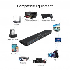 Unitek uHUB S7+ 7合1多功能擴充機座(支援雙重螢幕顯示)