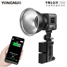Yongnuo永諾 YNLUX 100 手持雙色溫補光燈套裝 (包括電源線/電源適配器/手持支架/燈罩/便攜箱)
